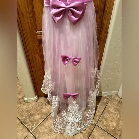 Lavender & White Princess Dress - Picture 4 of 4